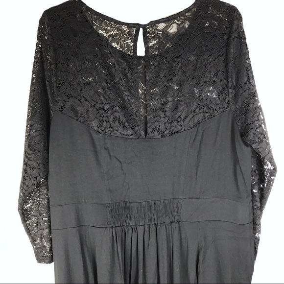 Torrid Black Lace Top Jumpsuit Plus 2 X *Read - Picture 4 of 8